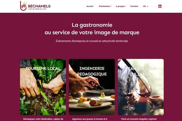 site wordpress bechamels