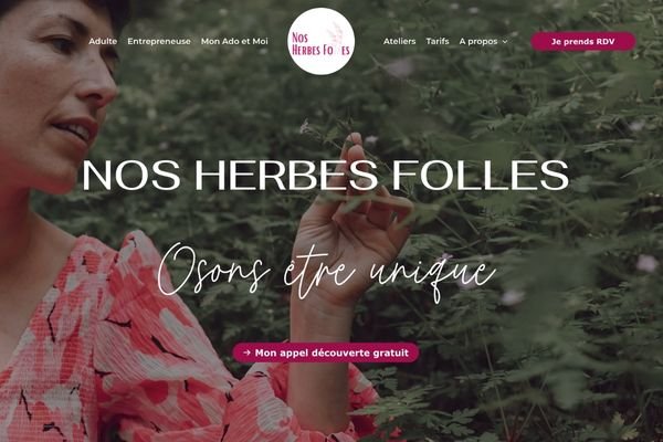 site wordpress nos herbes folles