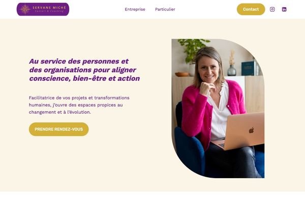 site wordpress servane miche