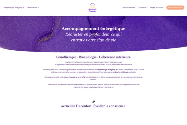 site web wordpress stephanie poulakos